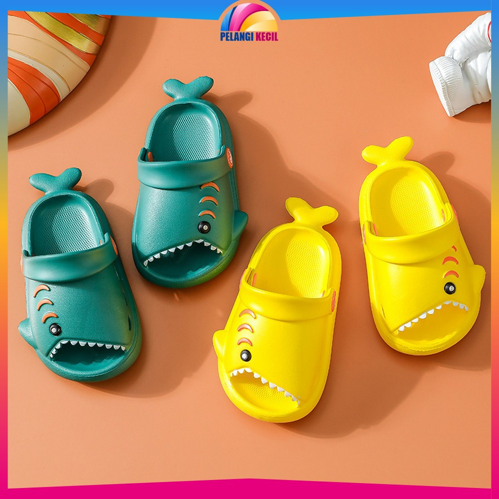 Sendal Selop Anak Karakter Bayi Hiu Anti Slip Lucu / Slippers Anak Anti Slip Unisex Bisa Untuk Cewek