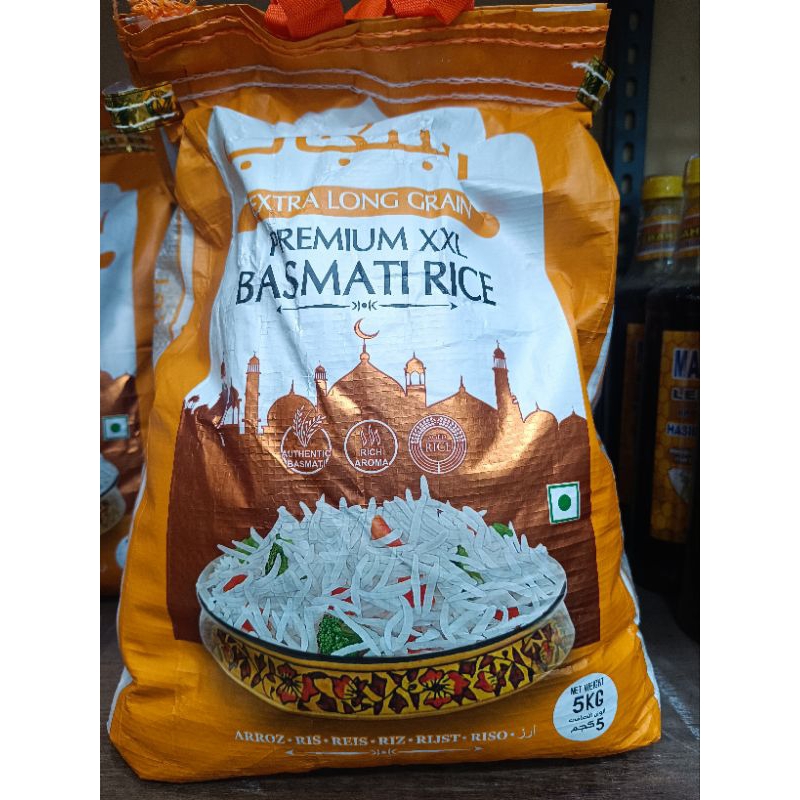 

Beras Basmati Punjab 5kg extra long grain premium XXL