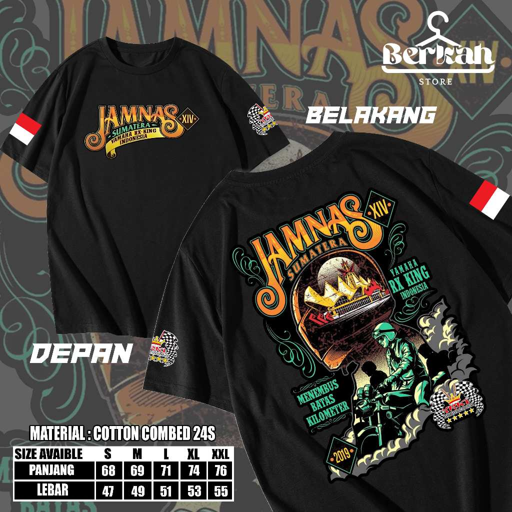 Kaos Jamnas YRKI Sumatera - Kaos RX King - Apparel Jamnas RX King - Baju RX King - Baju Jamnas Bante