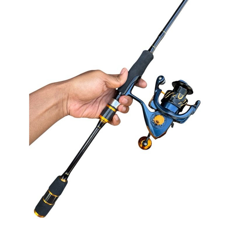 pancing satu set joran fuji zorro strike & reel orca 1000