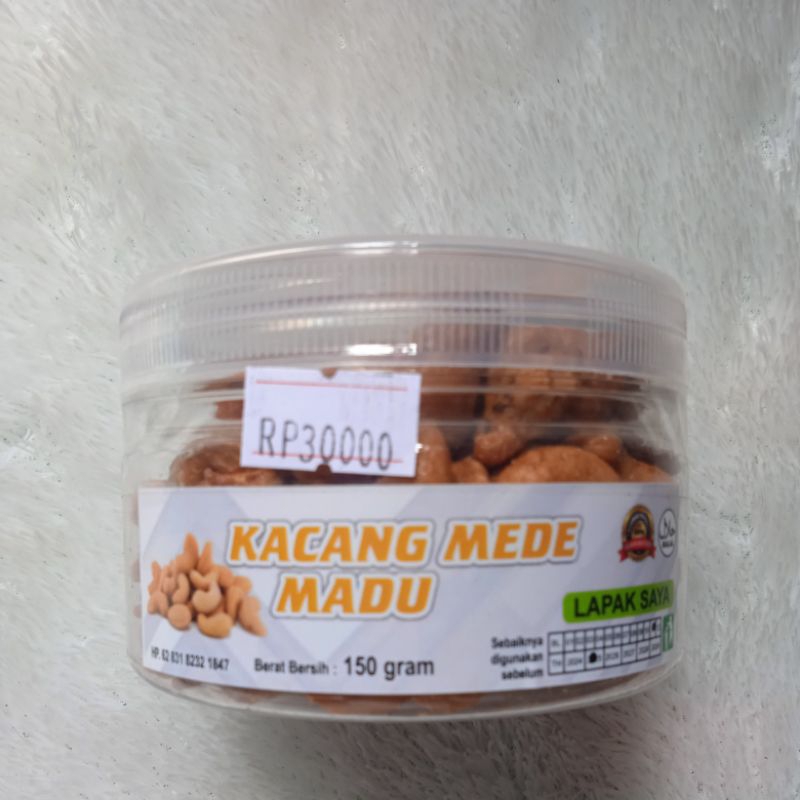 

Kacang Mede Madu Lapak Saya || KEMASAN 150gr || Produksi Terbaru, exp November 2025