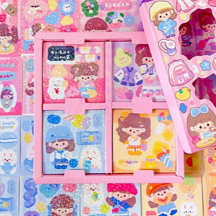 

(1 SET = 10 LEMBAR ) STICKER FANCY / STICKER AESTHETIC JOURNAL / STIKER AESTETIK JURNAL / STIKER DEKORASI KEKINIAN / STICKER MOTIF HOLOGRAM / STICKER FASHION HOLOGRAM