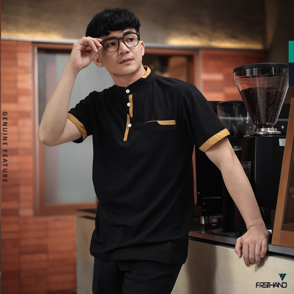Firsthand Baju Koko Kurta Pria Elbats Baju Muslim Lengan Pendek
