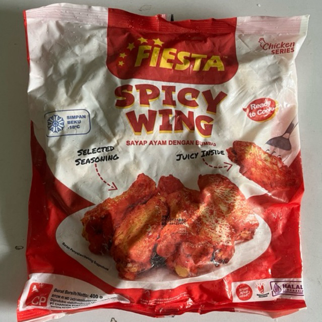 

Fiesta Spicy Wing Chicken Series 400gr. 100% HALAL