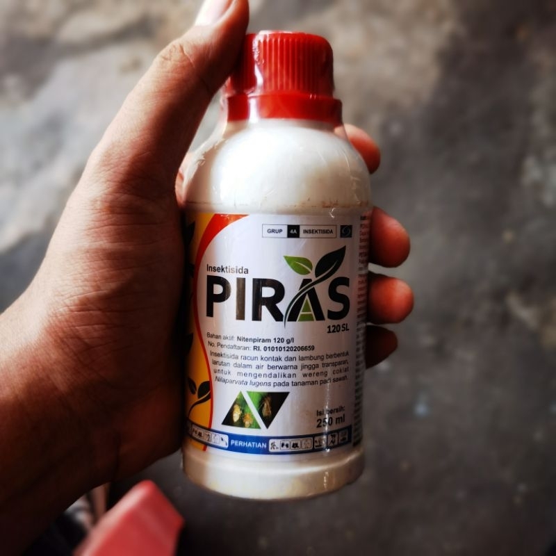 Insektisida kontak dan lambung PIRAS 120SL 250ml bahan aktif : Nitenpiram 120g/l