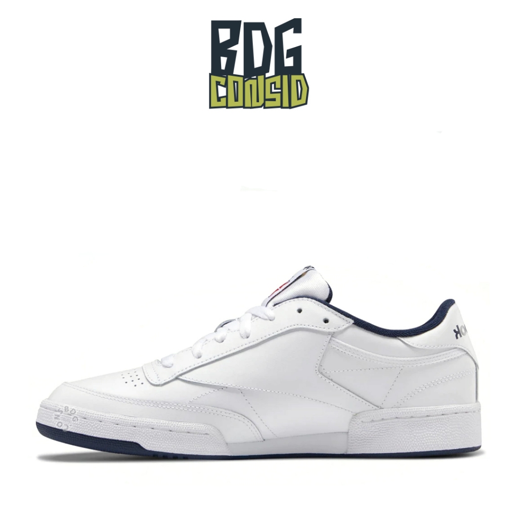 Sepatu Sneakers Reebok Vintage C85 CLUB White Navy