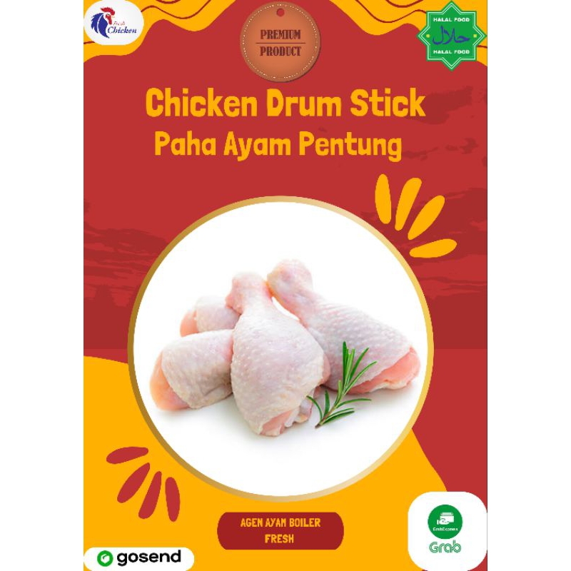 

FRESH CHICKEN Ayam Drum Stick ( Paha Pentung ) 500 gr - 2 kg