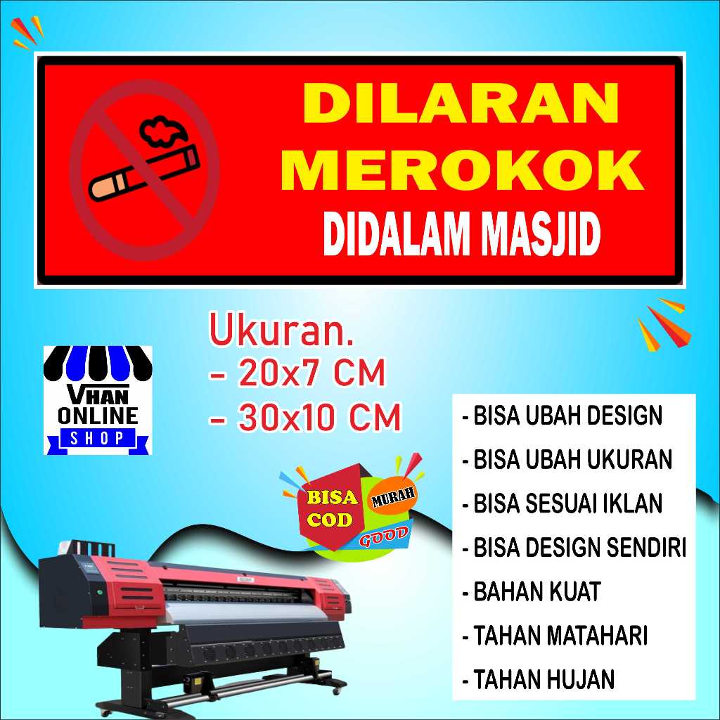 

Cetak Stiker Dengan Bahan Kuat dan Tahan Lama Merah