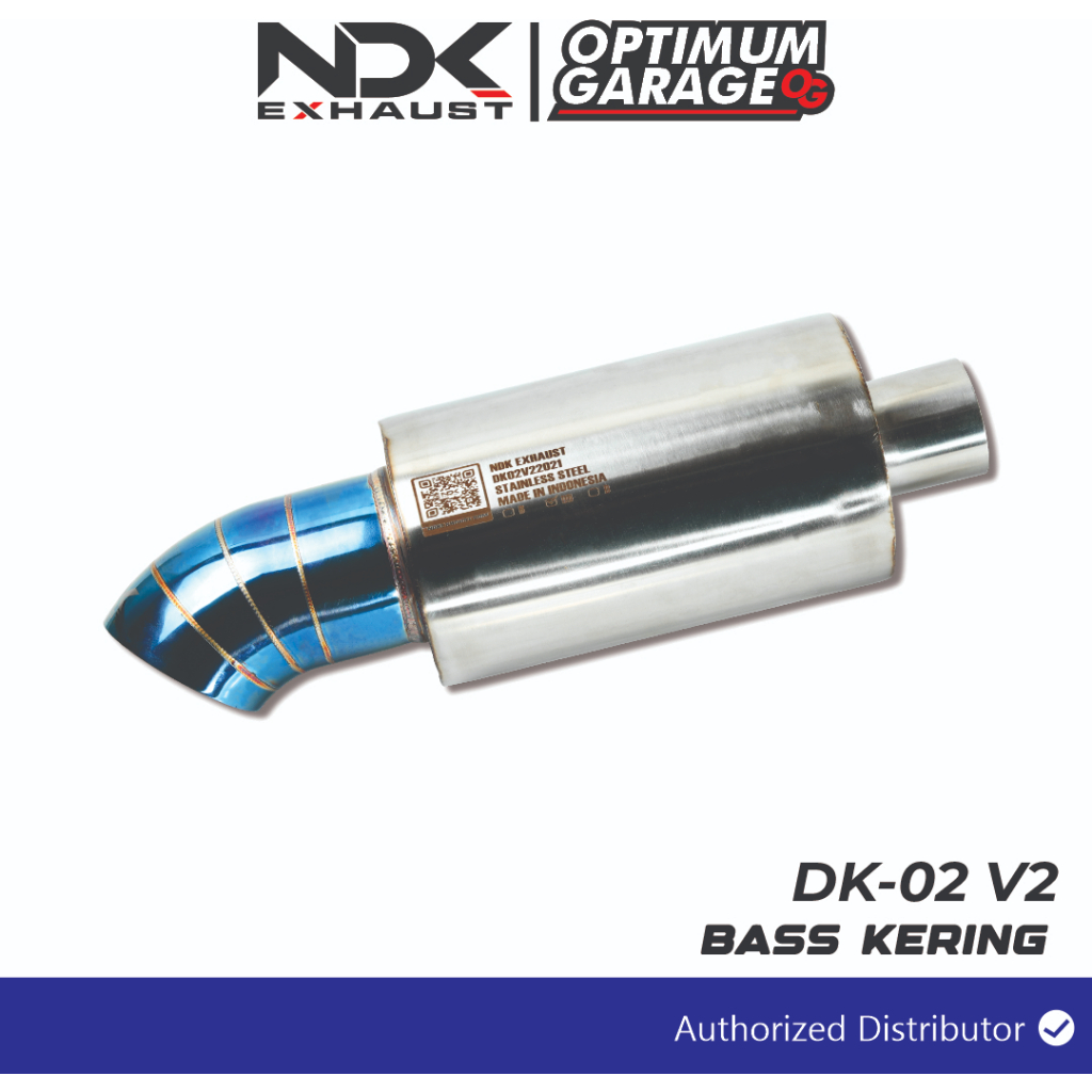 MUFLER NDK EXHAUST TYPE Dk-02V2 Silincer Knalpot Racing Mobil Kenalpot Racing Mobil Knalpot Mobil