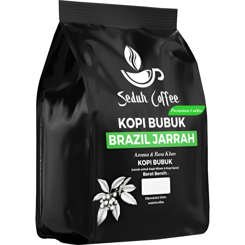 

SEDUH- Bubuk Kopi Bubuk Brazil Jarrah siap seduh 1000gr