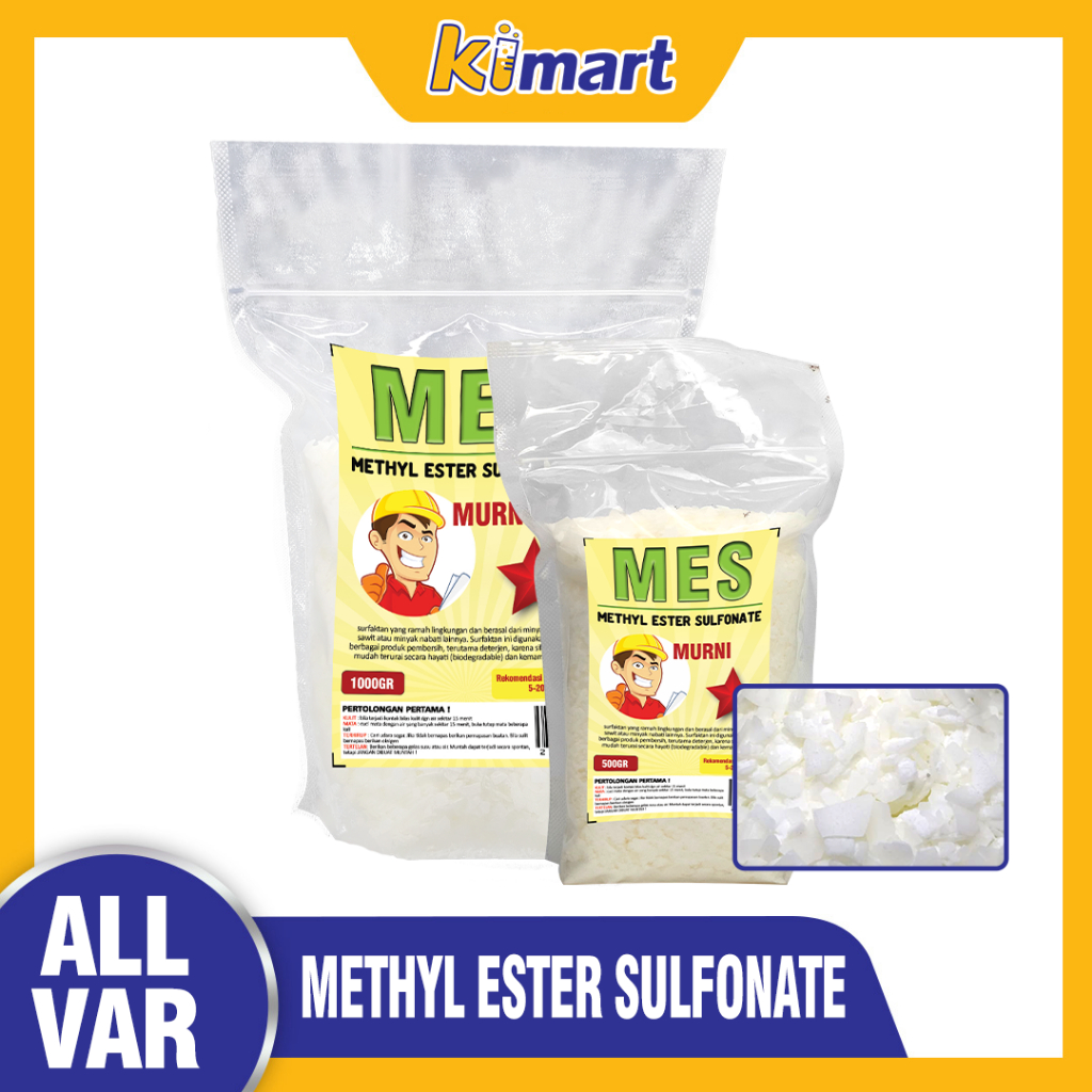 MES flake Metil Ester Sulfonat Metil Ester Sulfonat Surfaktan Nabati Bahan Detergen 1Kg