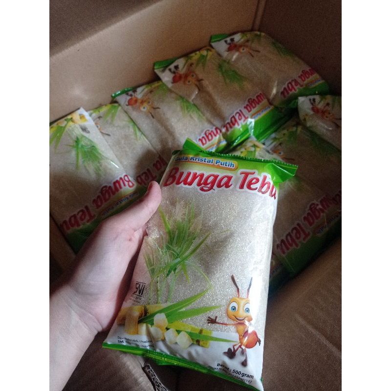 

Gula Pasir Kemasan 500 gram (1/2 Kg) Bunga Tebu