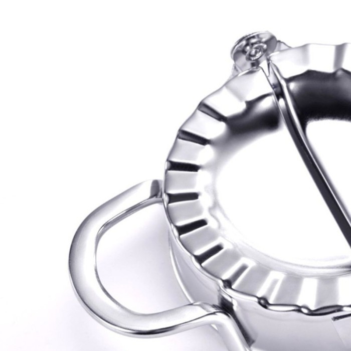 2 in 1 Cetakan Bulat Cetakan Cireng Isi Ayam Suwir Cetakan Pastel Besar Stainless Premium Anti Karat