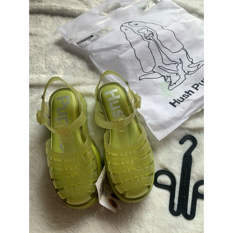 sepatu hush puppies velove lime / sandal hush puppies / heels hush puppies / sandal lime / hush pupp
