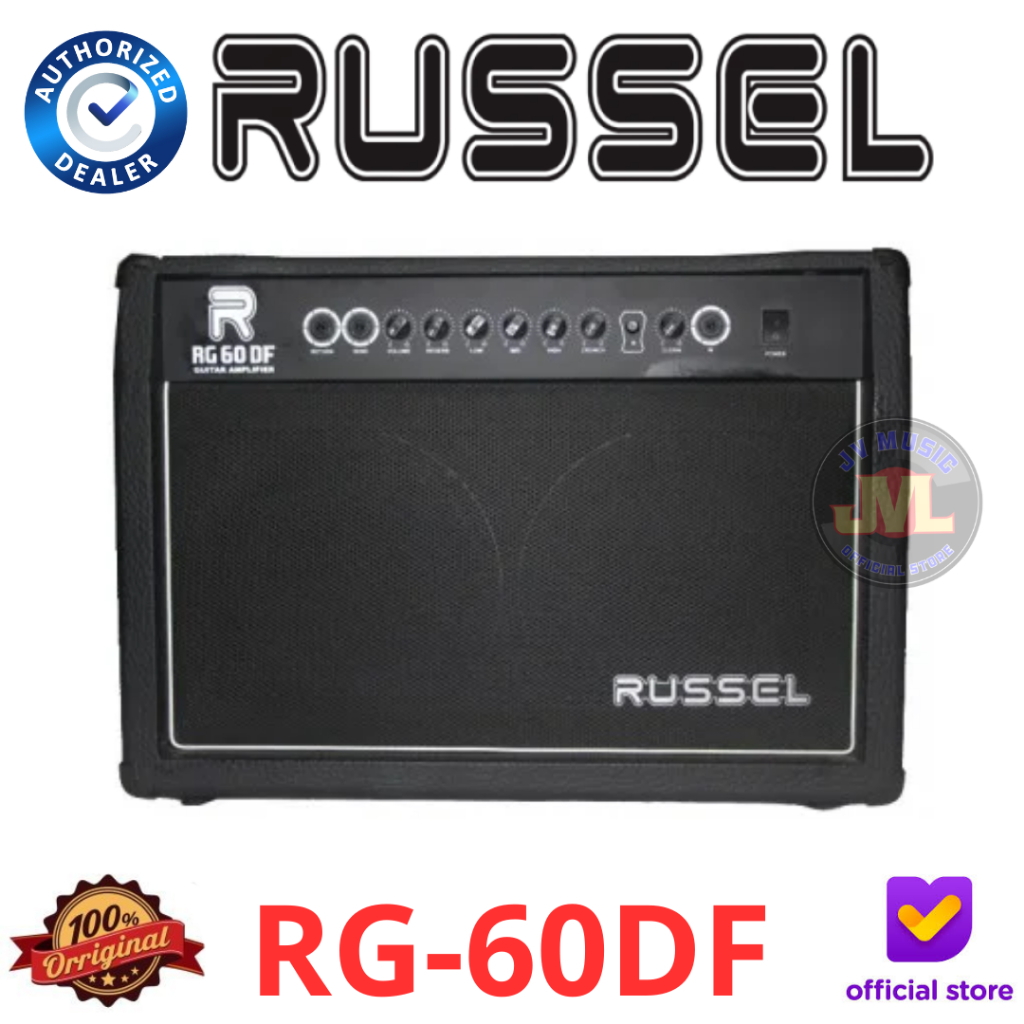 Russel RG60DF 10-Inch Amplifier Guitar Russel RG-60DF Ampli Gitar