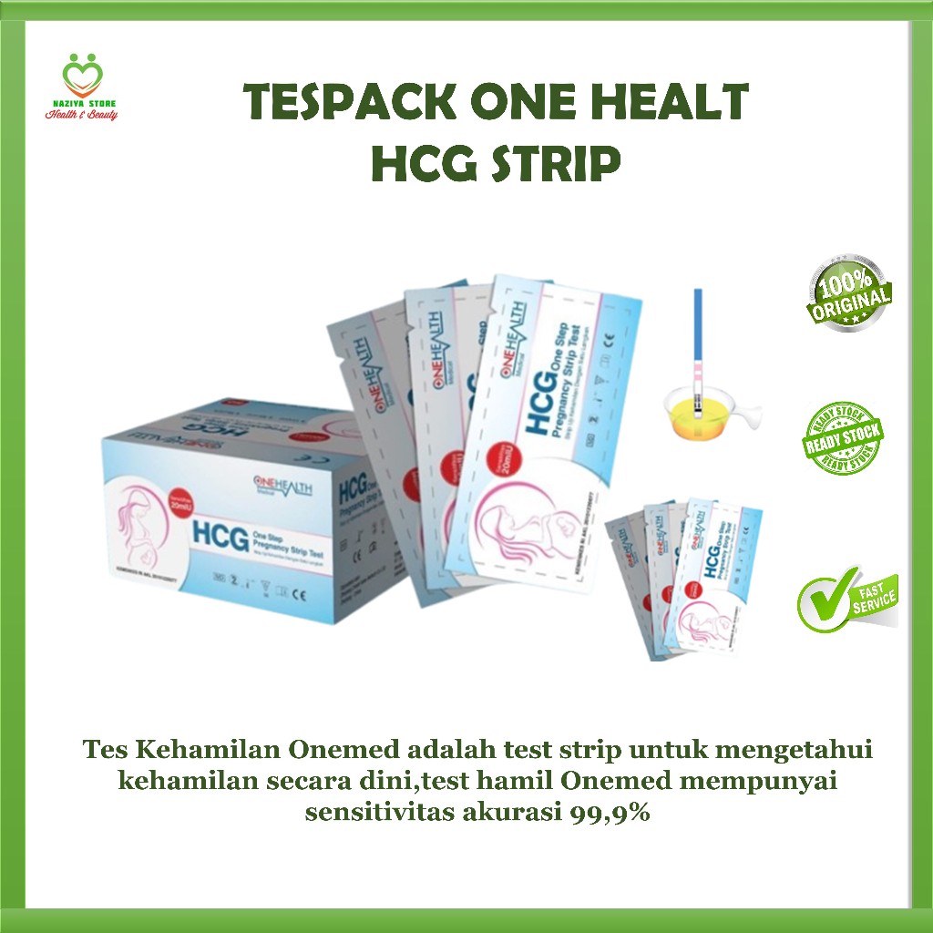 Test pack tespek kehamilan hamil Onehealth - Tespek kehamilan strip