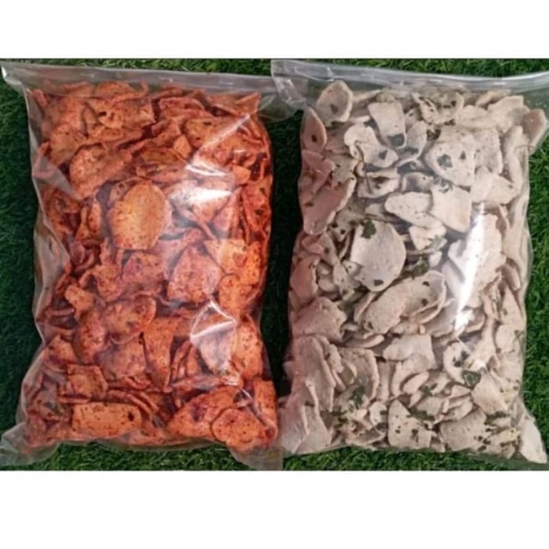 

BASRENG Bulat Pedas Daun Jeruk Basreng Koin Pedas Daun Jeruk 500gram