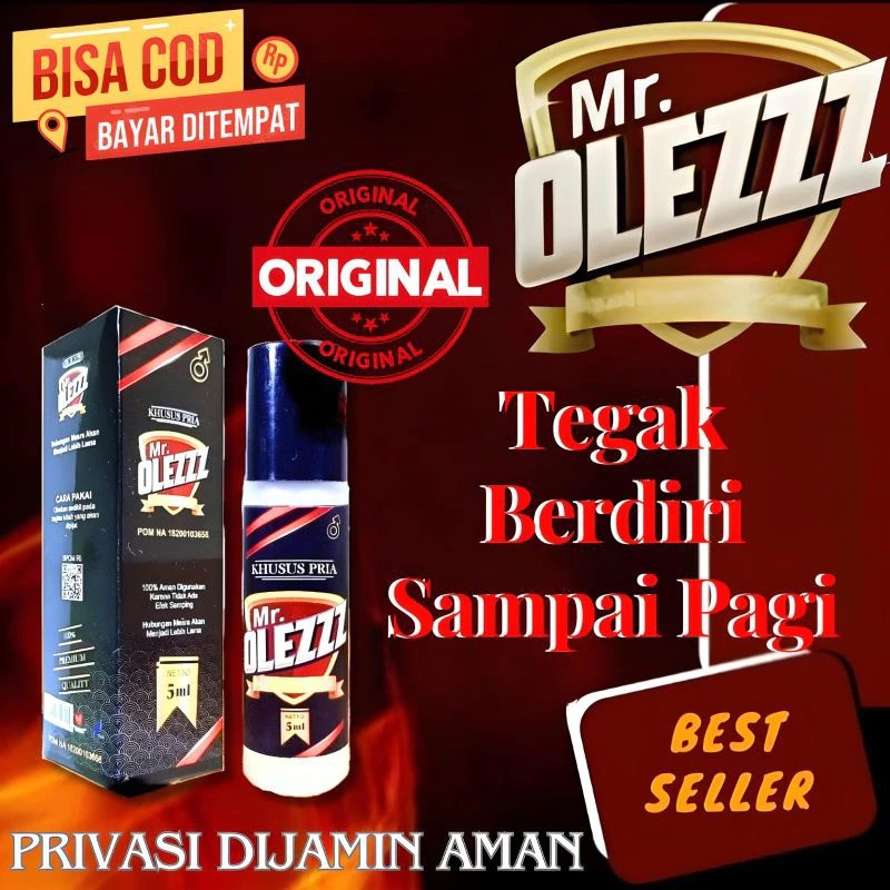 Mr Olezzz Minyak Oles Tahan Lama BPOM Obat Kuat Pria Tahan Lama