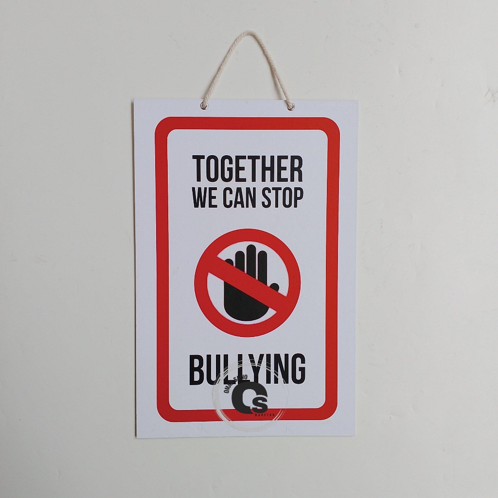 

Hard Poster Together We Can Stop Bullying - Hard Poster Perundungan