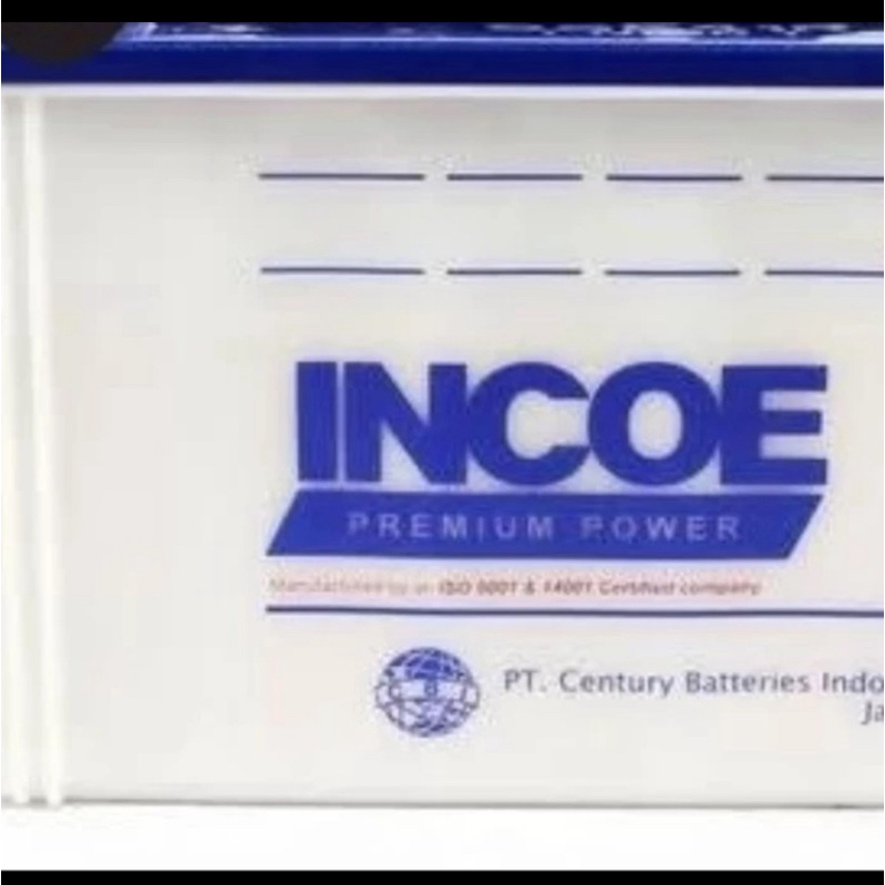 Aki Basah Incoe N100 12V 100Ah Forklift L300 Genset