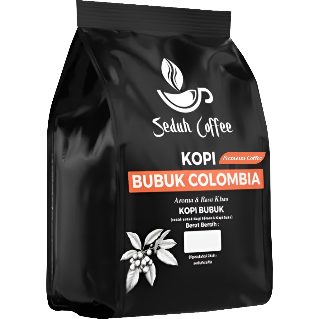 

SEDUH- Bubuk Kopi Bubuk Colombia Aroma & Raw Khus Bernt Berth 500gr