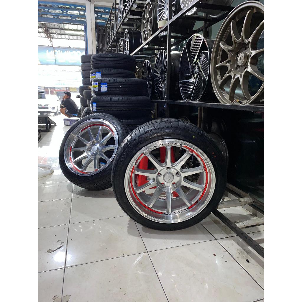 Paket Velg Dan Ban Mobil Celong Ring 18 Buat Mobil Lobang 5