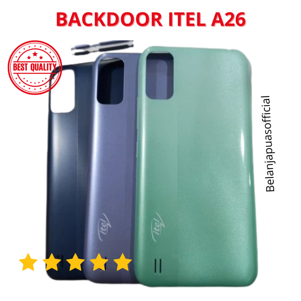 Backdoor Back Casing Back Door Cover Tutupan Baterai Batre Belakang ITEL A26 / ITEL A 26
