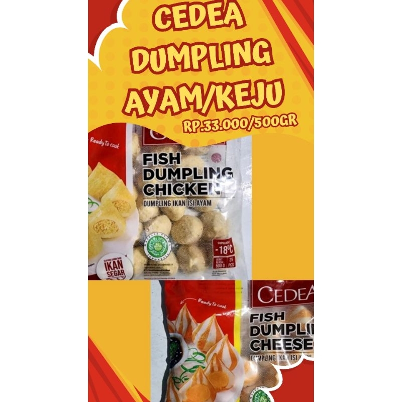 

Cedea Dumpling ikan 500gr