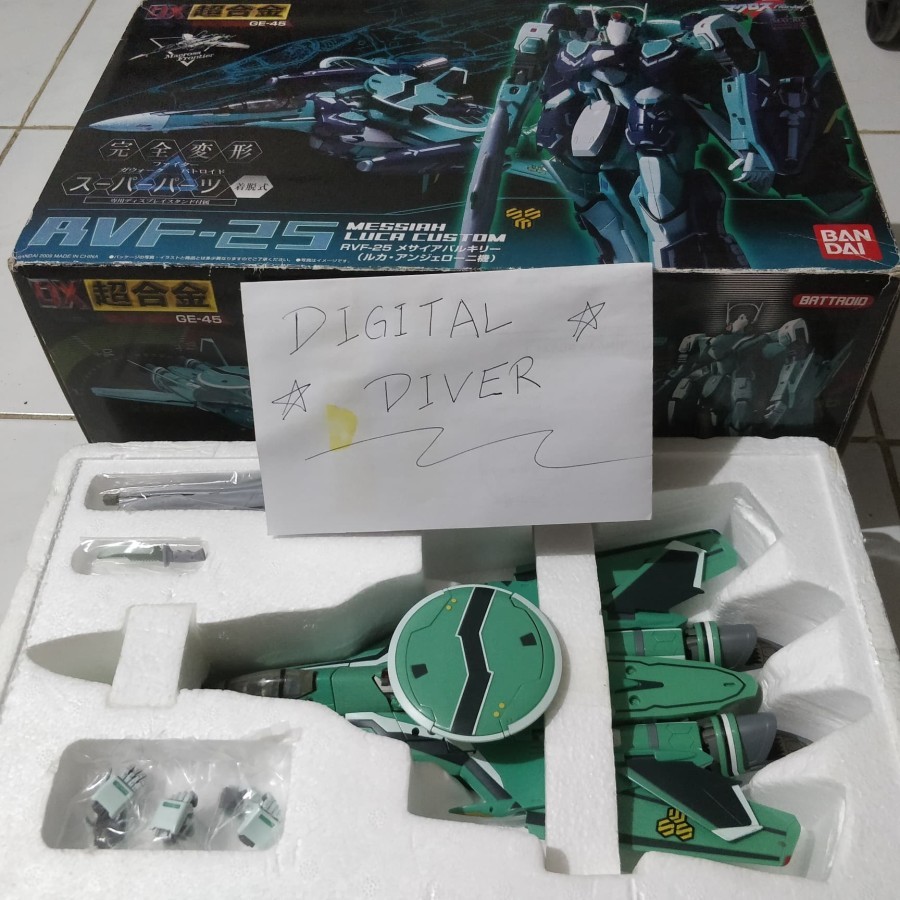DX Chogokin GE-45 RVF-25 Messiah Valkyrie Luca Custom Macross Frontier