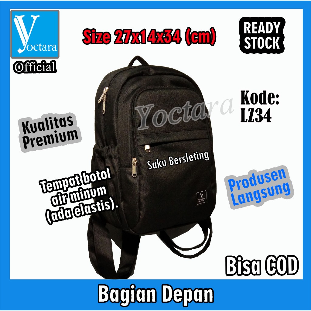 YOCTARA LZ34 Tas Hangout Wanita Ransel Notebook 12 Inch