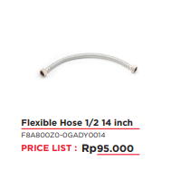 AMERICAN STANDARD FLEXIBLE HOSE 1 / 2 14 INCH