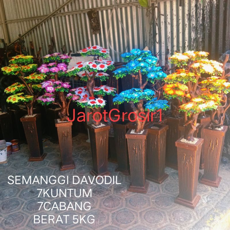 SEMANGGI DAVODIL ARTIFICIAL TINGGI 120CM // BUNGA HIASAN UNTUK SUDUT RUANG TAMU