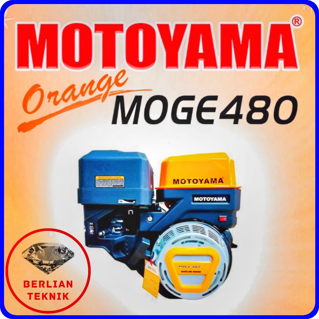 Mesin Penggerak Bensin Engine Gasoline Motoyama Moge MGE 480
