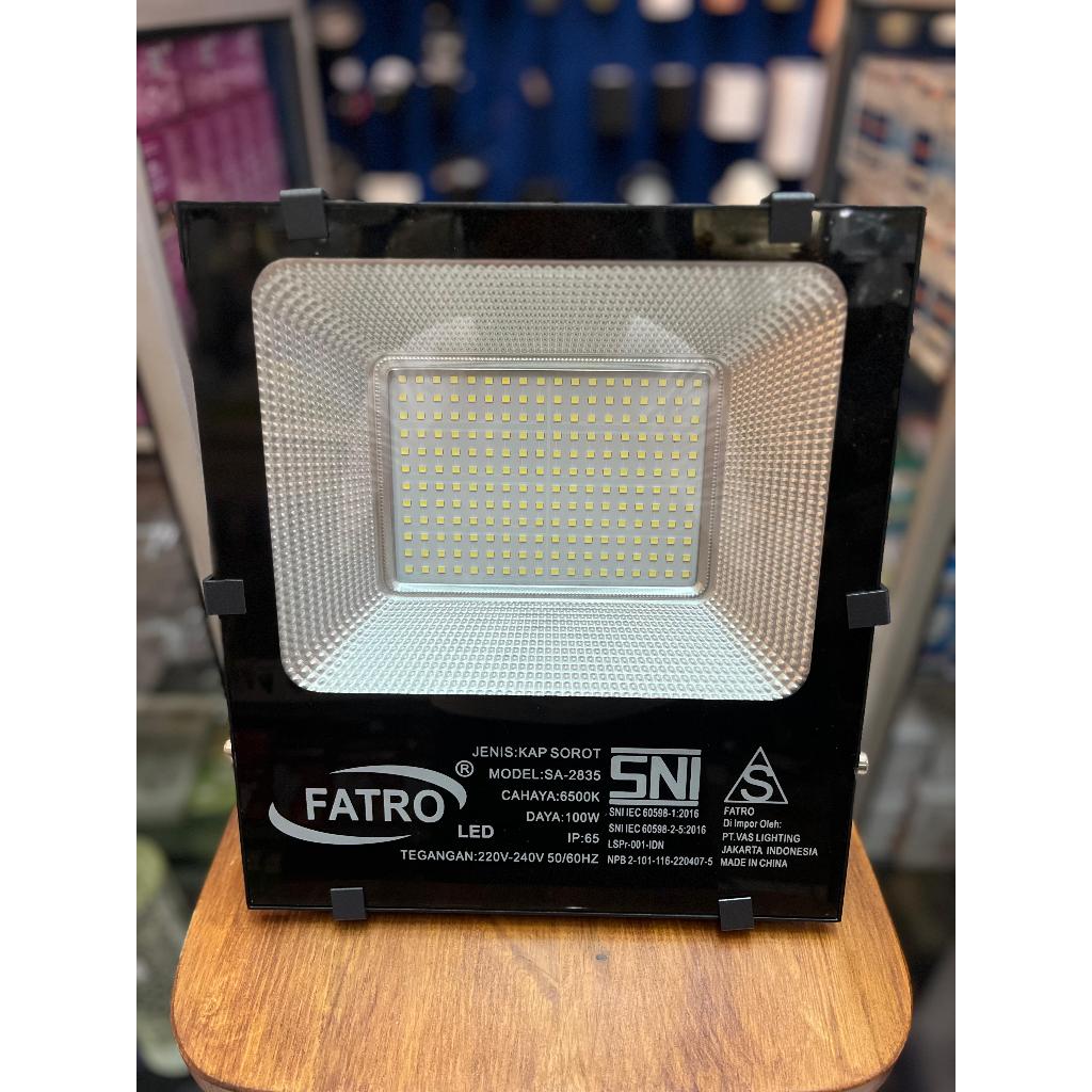 KAP SOROT LED SA2835 / 100W - SINAR WHITE & WARMWHITE / FTR