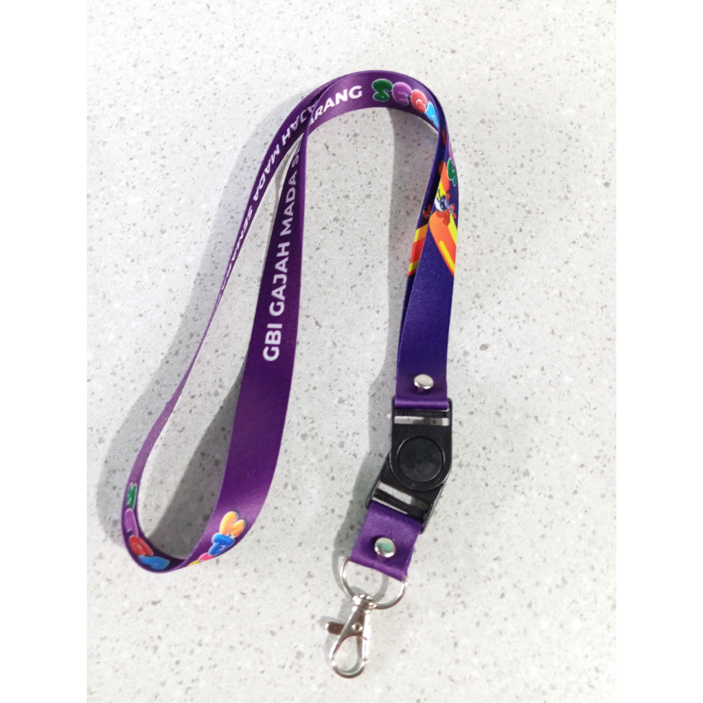 

Lanyard Custom Satuan / Lanyard 2 SISI / Lanyard Custom Printing