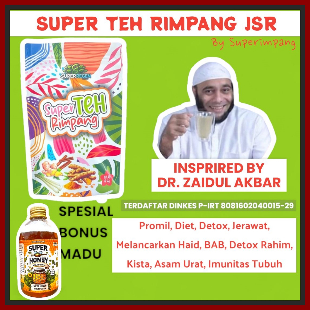 

Teh Super teh rimpang Pelangsing Isi 30 Kantong Super teh rimpang Original Tea Teh Diet Bpom Teh Diet Ampuh | Super teh rimpang Slimming Tea 30 Bag teh diet dan detox | TEH PELANGSING BADAN Super teh rimpang DETOX Tea Penghancur Lemak