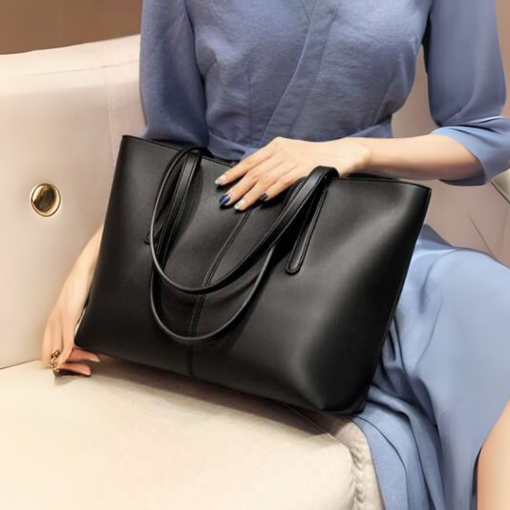 Tas Tote Bag Simple Kerja Wanita Elegan