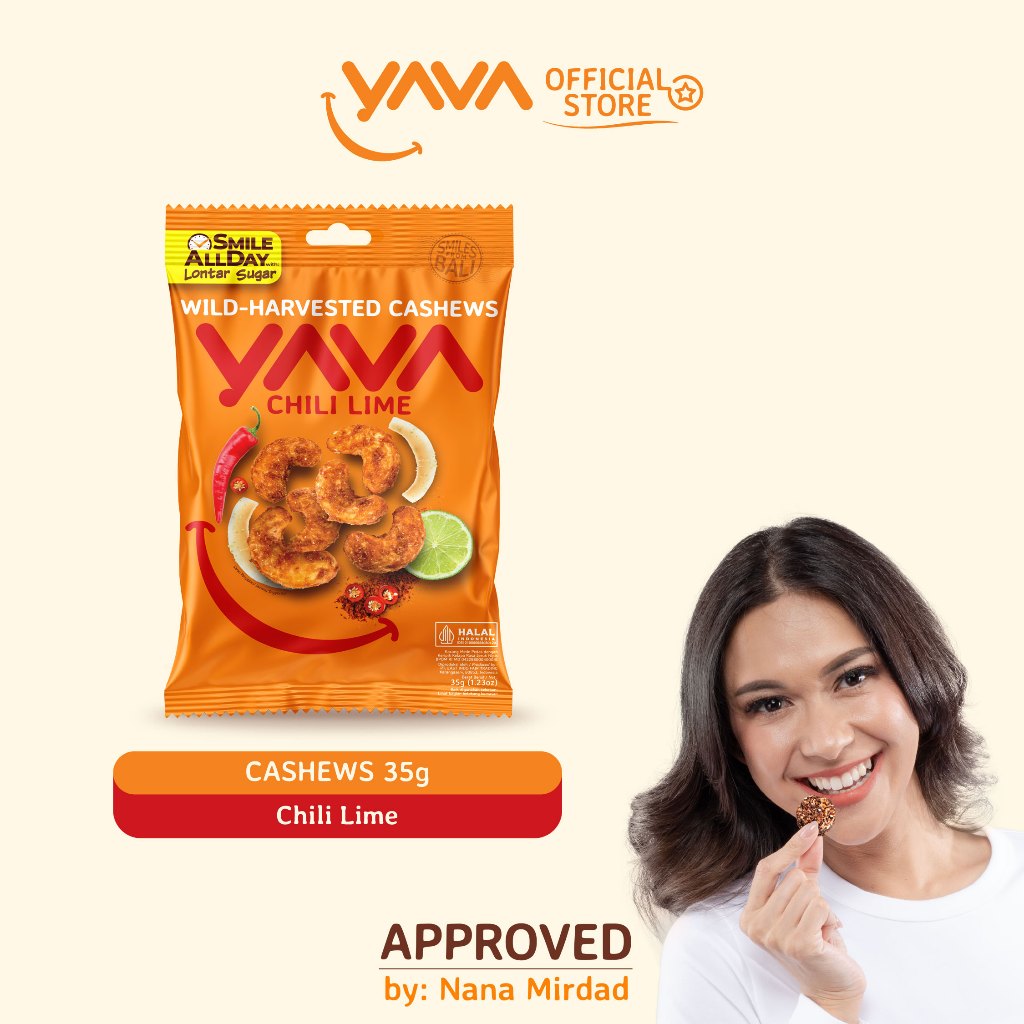 

YAVA Cashew Chili Lime 35g