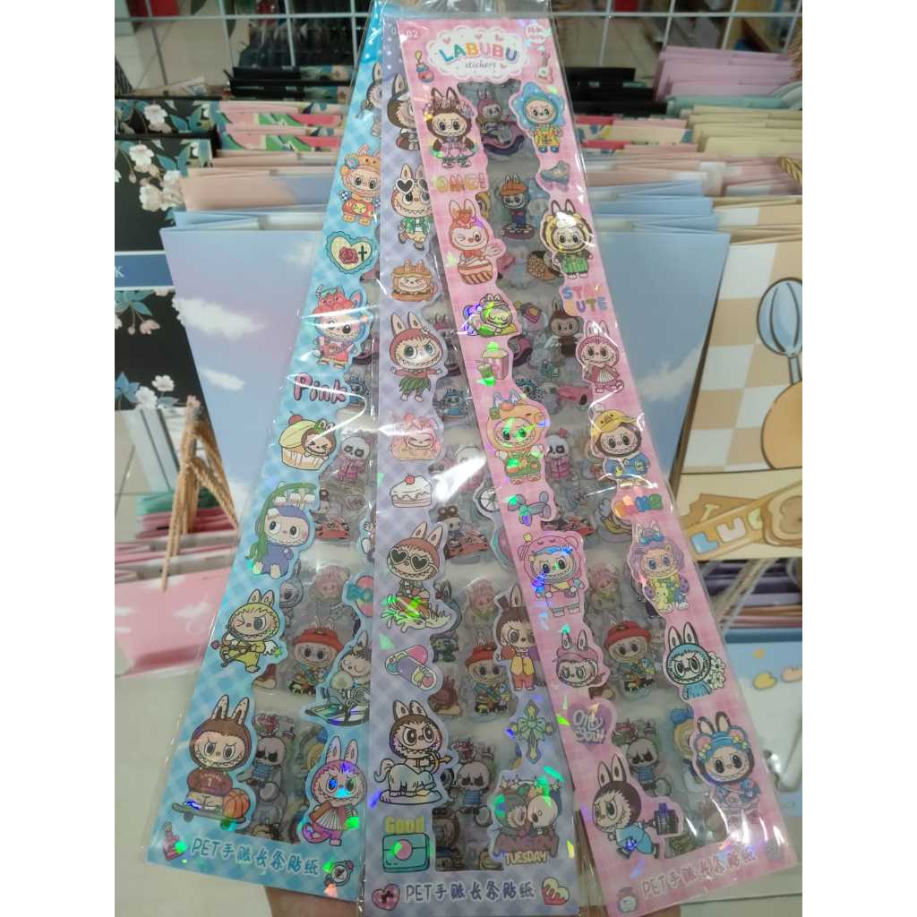 

STICKER LABUBU/FANCY STIKER MOEJIJI / STICKER DECO MOEJIJI