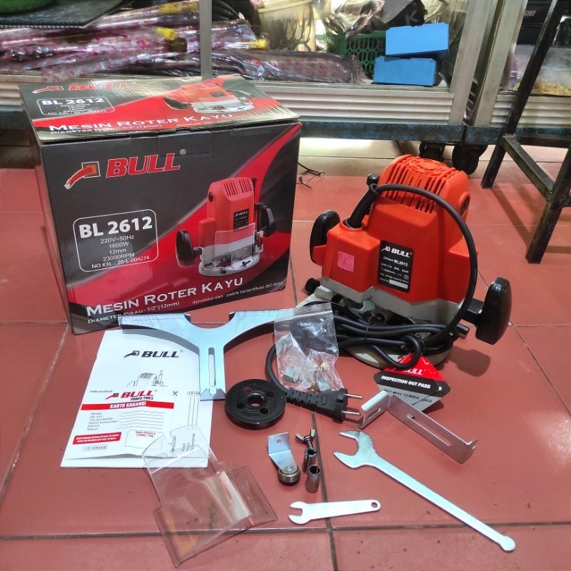 Mesin Router Kayu BULL BL2612