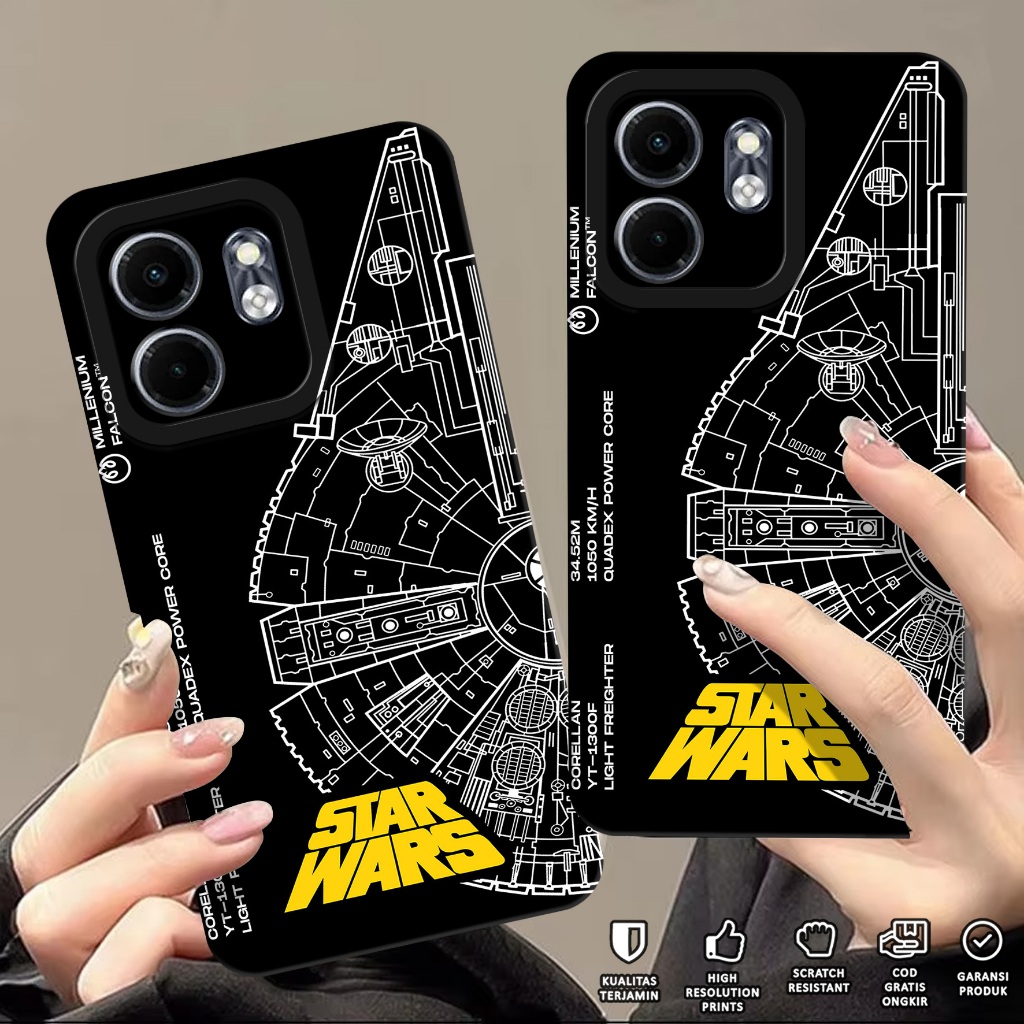 Case Infinix Hot 50i - Casing Hp Infinix Hot 50i Motif Starwars - Softcase Infinix Hot 50i - Softcas