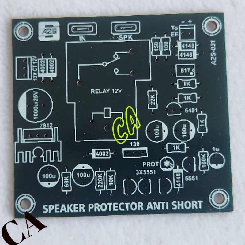 PCB SPEAKER PROTEKTOR MONO ANTI SHORT