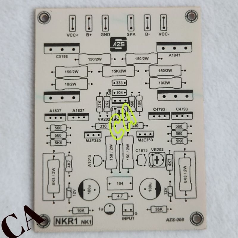 PCB DRIVER POWER AMPLIFIER NKRI NK1