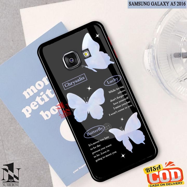 Case Samsung Galaxy A5 2016 [kupu kupu] Aneka casing, case, kondom hp, custom case, case aesthetic c