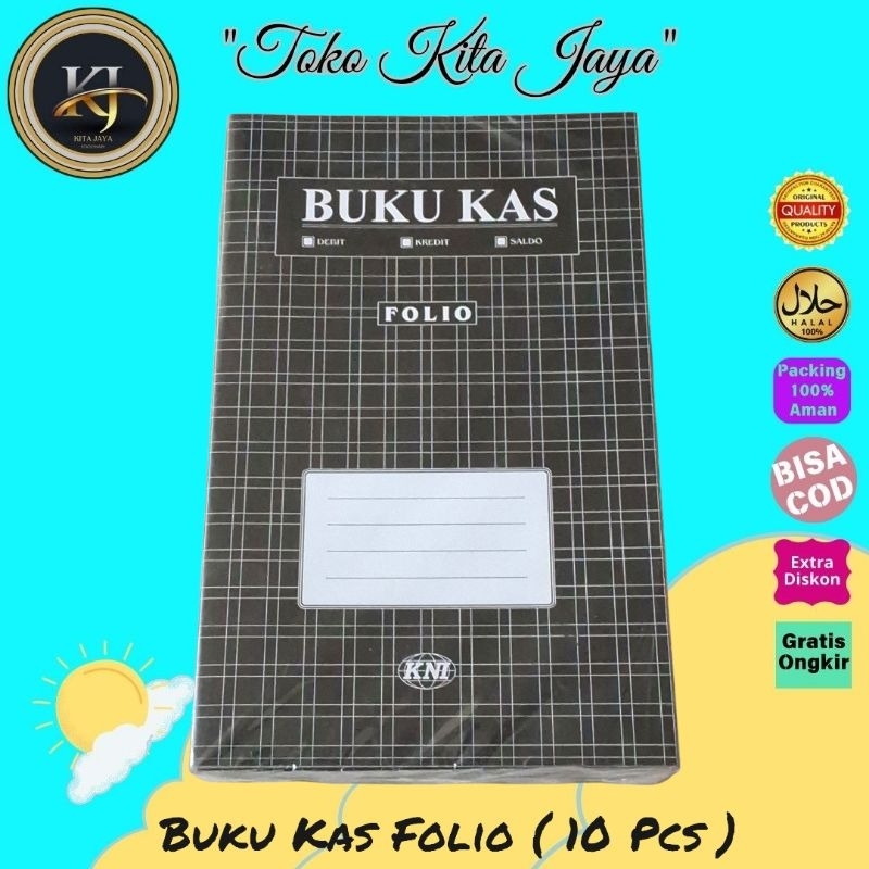 

Buku Kas Folio ( 10 pcs )