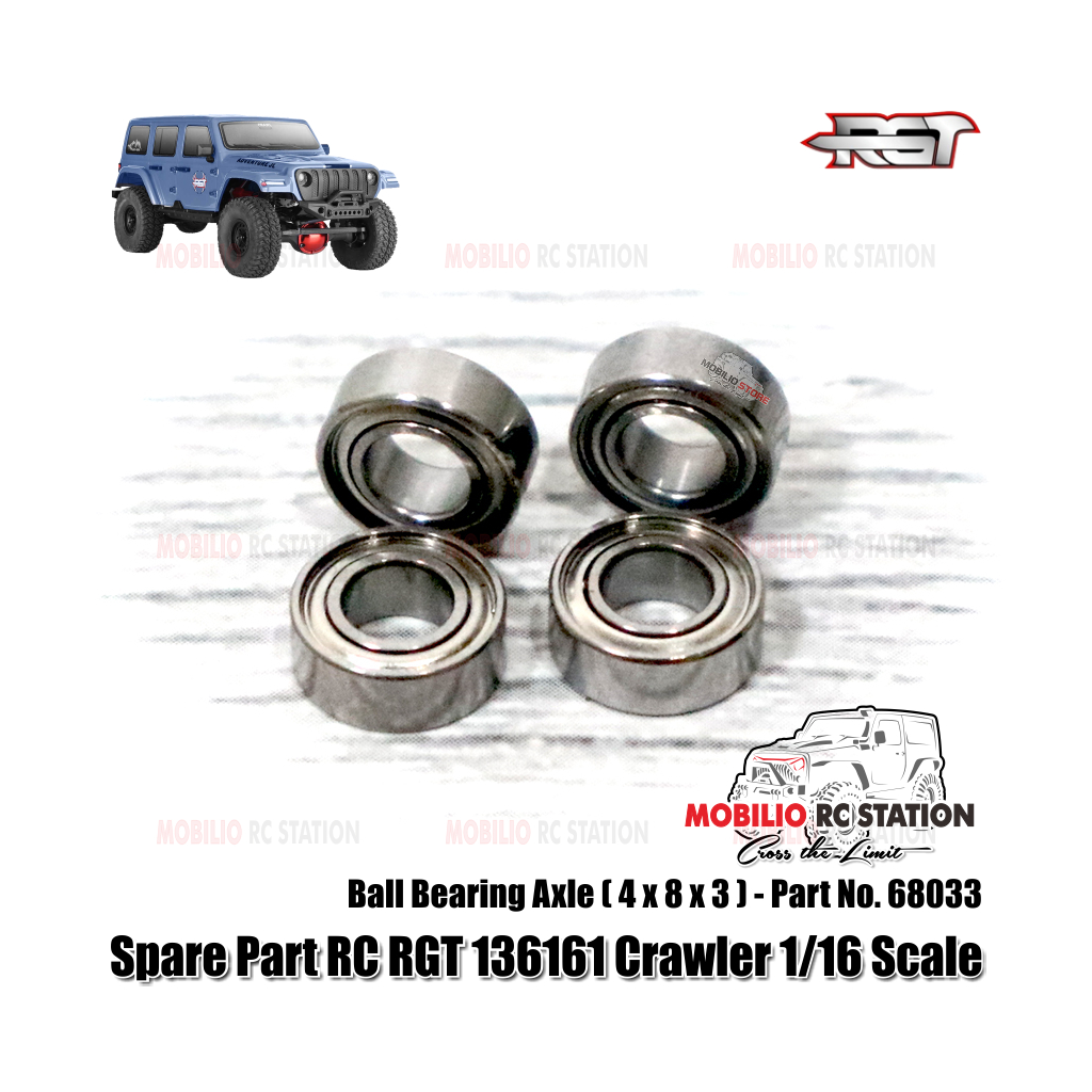 Spare Part RGT 68033 Metal Ball Bearing RC Rock Crawler 1/16