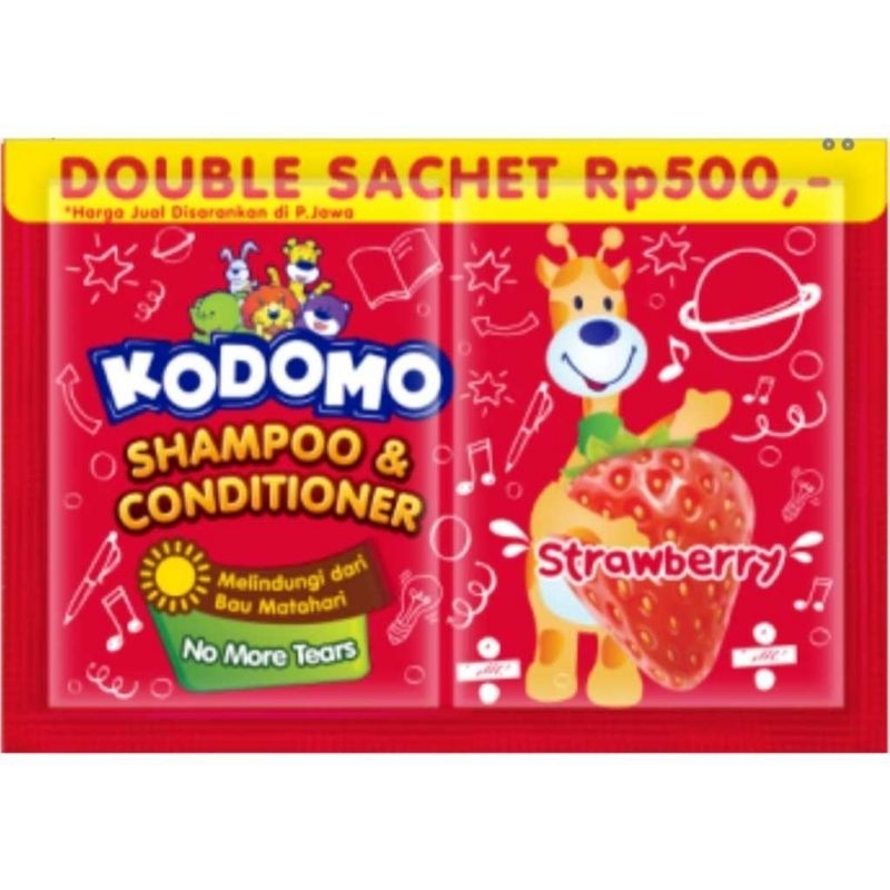 Kodomo Shampoo & Conditioner Sachet | Shampo Anak Kodomo Sachet