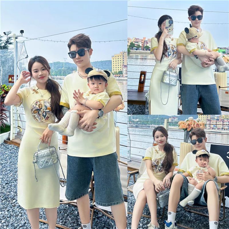 HOT family couple sets Cheongsam Chinese style Bahan premium