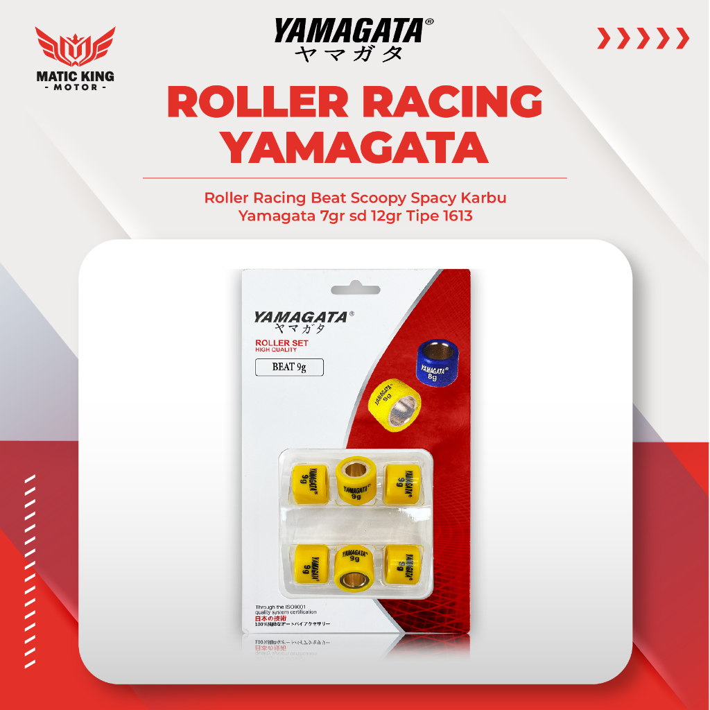 MaticKingMotor Roller Beat Scoopy Spacy 110 karbu Racing Yamagata 07gram sd 12gram