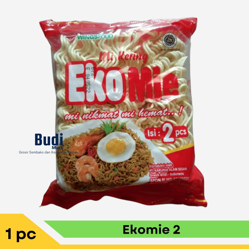 

Eko Mie 2 120 gr Wingsfood Ekomie Mi Kering Isi: 2 pcs